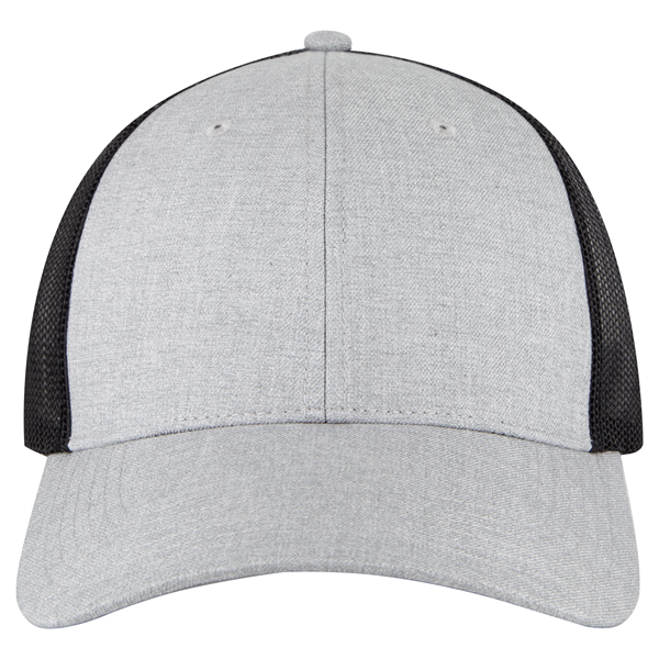 Cotton Blend Twill 6 Panel Low Profile Mesh Back Trucker Hat - Cotton Blend Twill 6 Panel Low Profile Mesh Back Trucker Hat - Image 215 of 222