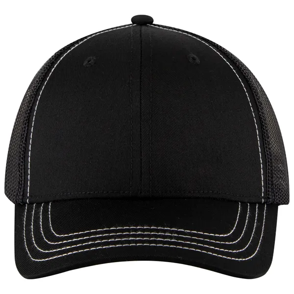 6 Panel Contrast Stitching Mesh Back Baseball Cap - 6 Panel Contrast Stitching Mesh Back Baseball Cap - Image 14 of 298