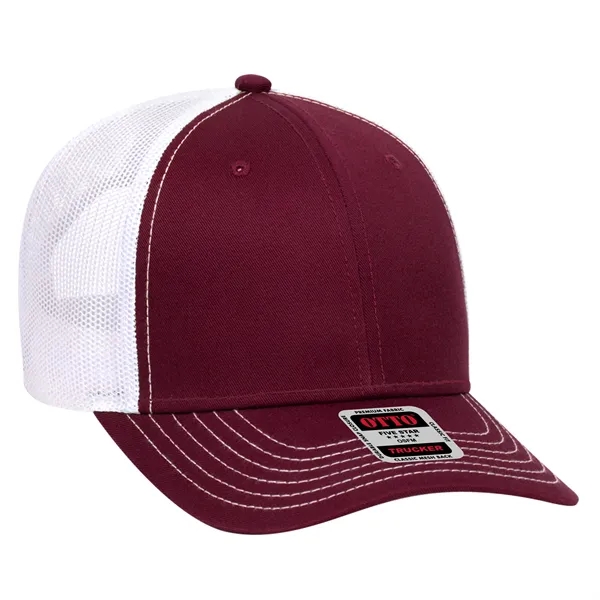 6 Panel Contrast Stitching Mesh Back Baseball Cap - 6 Panel Contrast Stitching Mesh Back Baseball Cap - Image 208 of 298