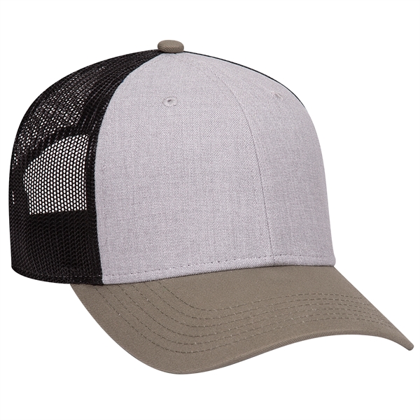 6 Panel Contrast Stitching Mesh Back Baseball Cap - 6 Panel Contrast Stitching Mesh Back Baseball Cap - Image 233 of 298