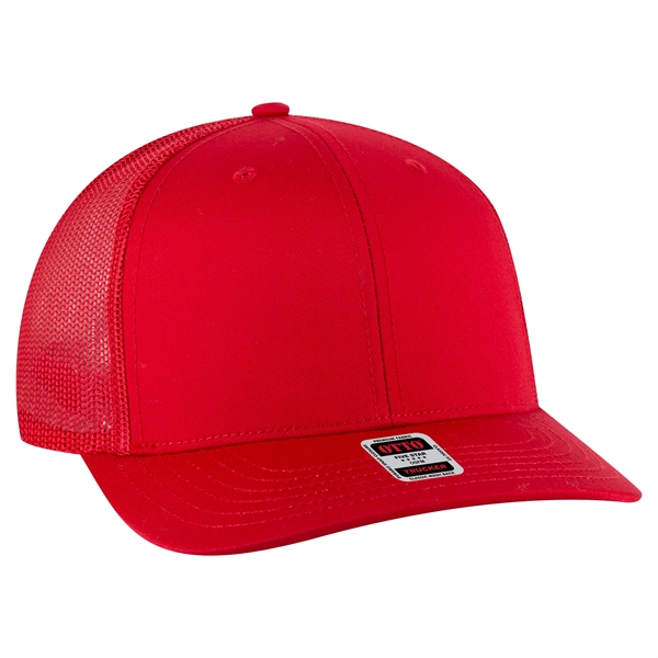 6 Panel Mid Profile Mesh Back Trucker Hat - 6 Panel Mid Profile Mesh Back Trucker Hat - Image 9 of 299