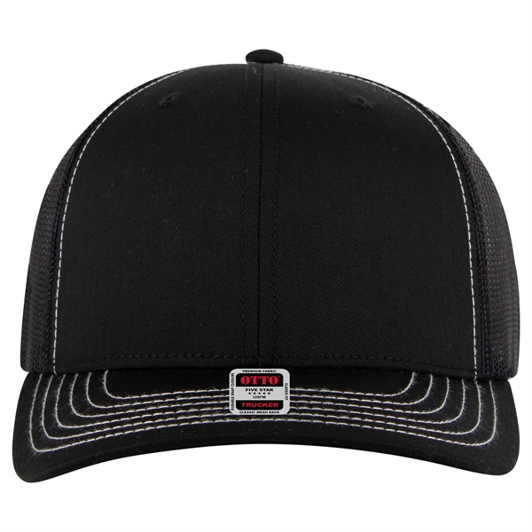 6 Panel Mid Profile Mesh Back Trucker Hat - 6 Panel Mid Profile Mesh Back Trucker Hat - Image 15 of 299