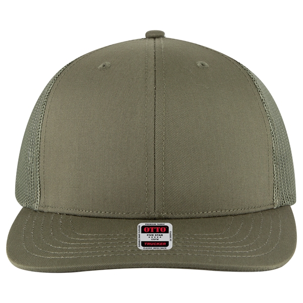 6 Panel Mid Profile Mesh Back Trucker Hat - 6 Panel Mid Profile Mesh Back Trucker Hat - Image 46 of 299