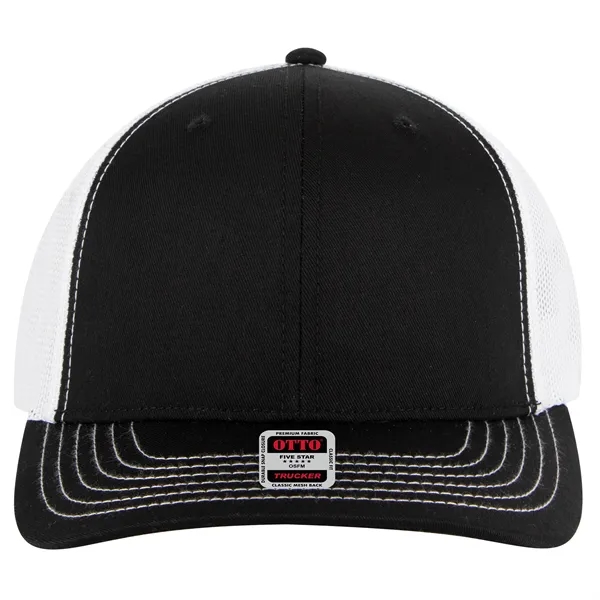 6 Panel Mid Profile Mesh Back Trucker Hat - 6 Panel Mid Profile Mesh Back Trucker Hat - Image 90 of 299