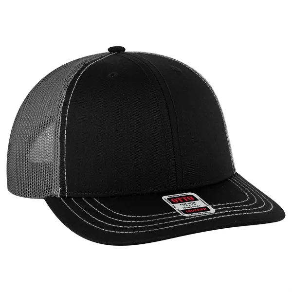 6 Panel Mid Profile Mesh Back Trucker Hat - 6 Panel Mid Profile Mesh Back Trucker Hat - Image 100 of 299