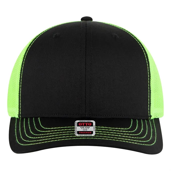 6 Panel Mid Profile Mesh Back Trucker Hat - 6 Panel Mid Profile Mesh Back Trucker Hat - Image 109 of 299