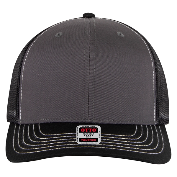 6 Panel Mid Profile Mesh Back Trucker Hat - 6 Panel Mid Profile Mesh Back Trucker Hat - Image 118 of 299