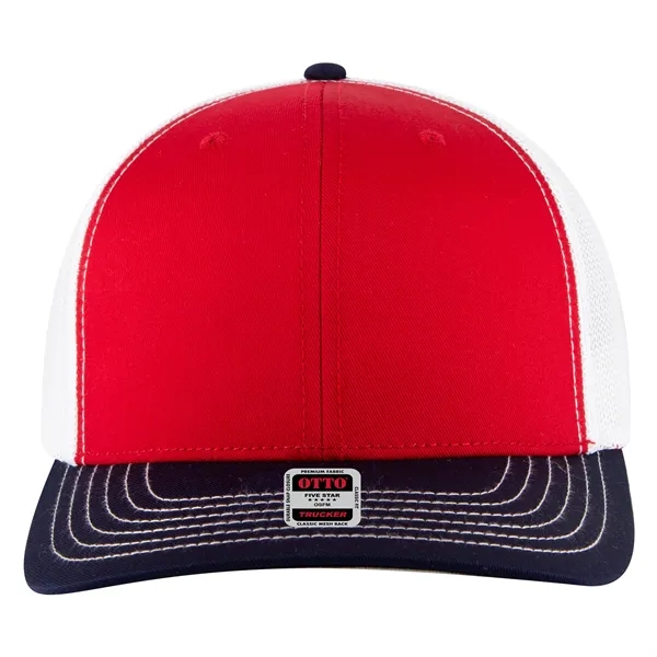 6 Panel Mid Profile Mesh Back Trucker Hat - 6 Panel Mid Profile Mesh Back Trucker Hat - Image 126 of 299