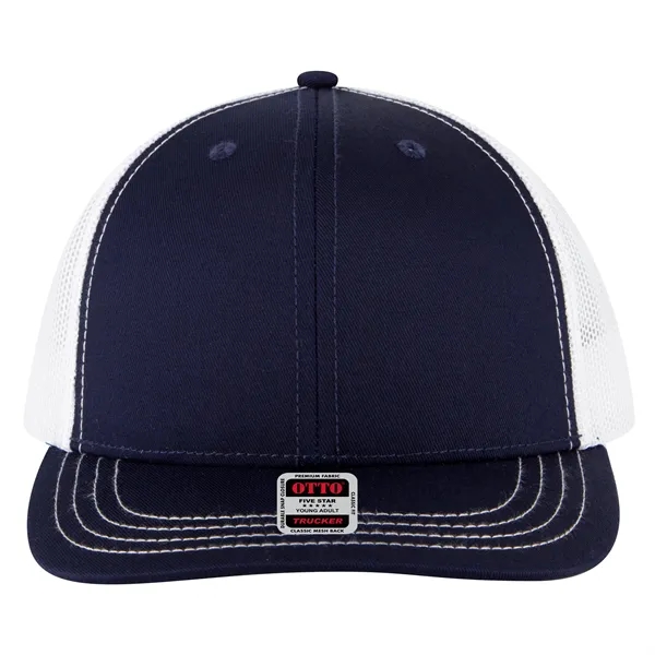 6 Panel Mid Profile Mesh Back Trucker Hat - 6 Panel Mid Profile Mesh Back Trucker Hat - Image 132 of 299