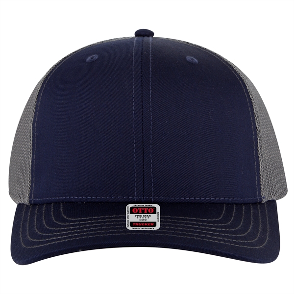 6 Panel Mid Profile Mesh Back Trucker Hat - 6 Panel Mid Profile Mesh Back Trucker Hat - Image 136 of 299