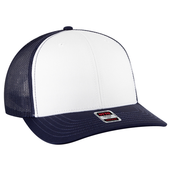 6 Panel Mid Profile Mesh Back Trucker Hat - 6 Panel Mid Profile Mesh Back Trucker Hat - Image 140 of 299