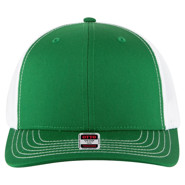 6 Panel Mid Profile Mesh Back Trucker Hat - 6 Panel Mid Profile Mesh Back Trucker Hat - Image 148 of 299