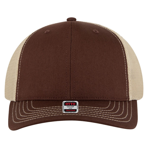 6 Panel Mid Profile Mesh Back Trucker Hat - 6 Panel Mid Profile Mesh Back Trucker Hat - Image 154 of 299