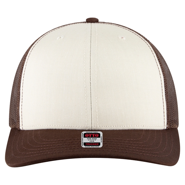 6 Panel Mid Profile Mesh Back Trucker Hat - 6 Panel Mid Profile Mesh Back Trucker Hat - Image 156 of 299