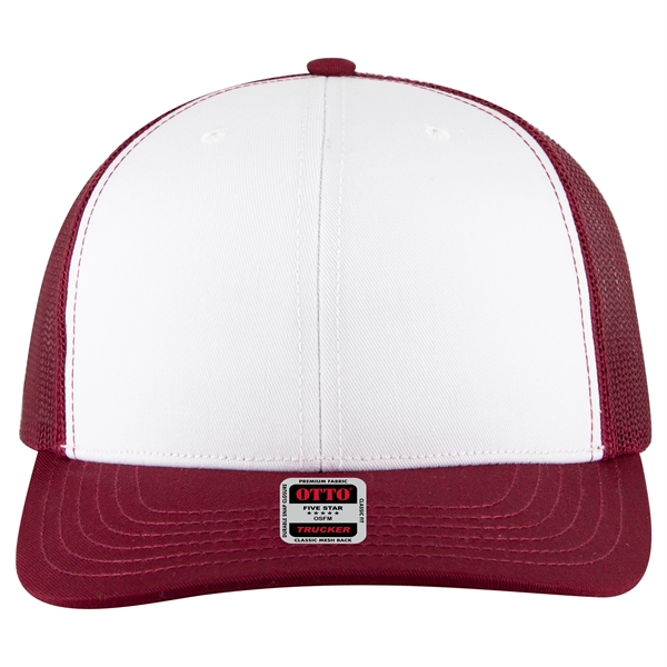 6 Panel Mid Profile Mesh Back Trucker Hat - 6 Panel Mid Profile Mesh Back Trucker Hat - Image 180 of 299