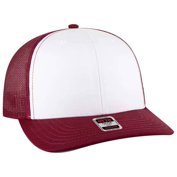 6 Panel Mid Profile Mesh Back Trucker Hat - 6 Panel Mid Profile Mesh Back Trucker Hat - Image 179 of 299