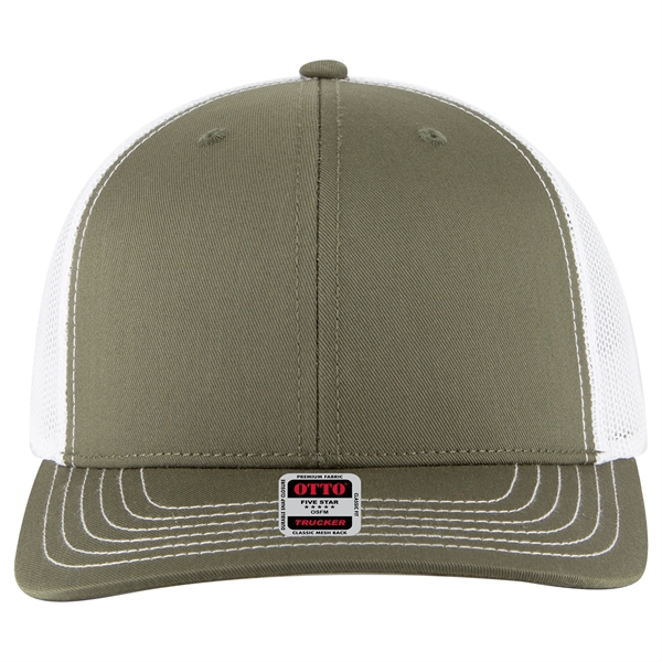 6 Panel Mid Profile Mesh Back Trucker Hat - 6 Panel Mid Profile Mesh Back Trucker Hat - Image 191 of 299