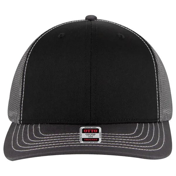 6 Panel Mid Profile Mesh Back Trucker Hat - 6 Panel Mid Profile Mesh Back Trucker Hat - Image 197 of 299