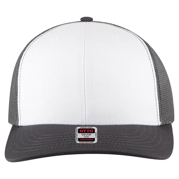 6 Panel Mid Profile Mesh Back Trucker Hat - 6 Panel Mid Profile Mesh Back Trucker Hat - Image 200 of 299