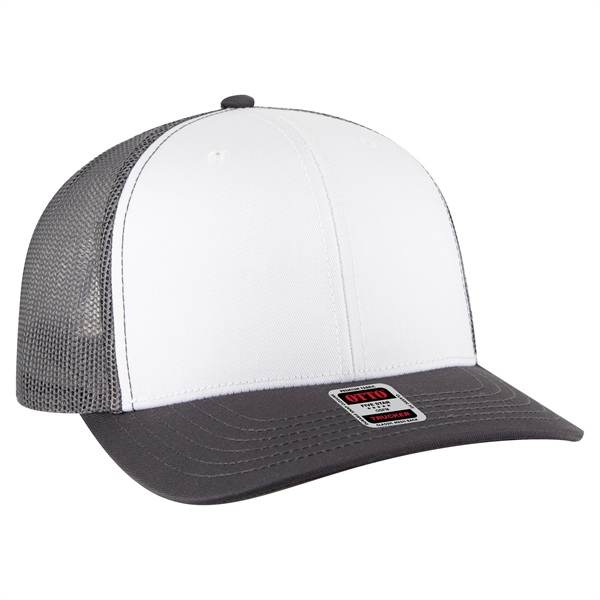 6 Panel Mid Profile Mesh Back Trucker Hat - 6 Panel Mid Profile Mesh Back Trucker Hat - Image 200 of 299