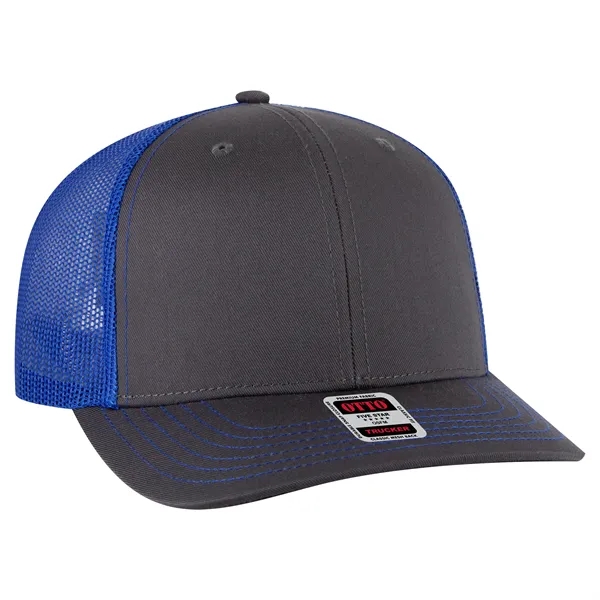 6 Panel Mid Profile Mesh Back Trucker Hat - 6 Panel Mid Profile Mesh Back Trucker Hat - Image 203 of 299