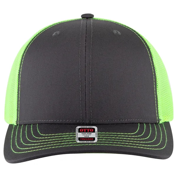 6 Panel Mid Profile Mesh Back Trucker Hat - 6 Panel Mid Profile Mesh Back Trucker Hat - Image 214 of 299