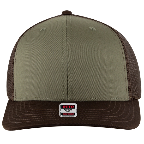 6 Panel Mid Profile Mesh Back Trucker Hat - 6 Panel Mid Profile Mesh Back Trucker Hat - Image 226 of 299