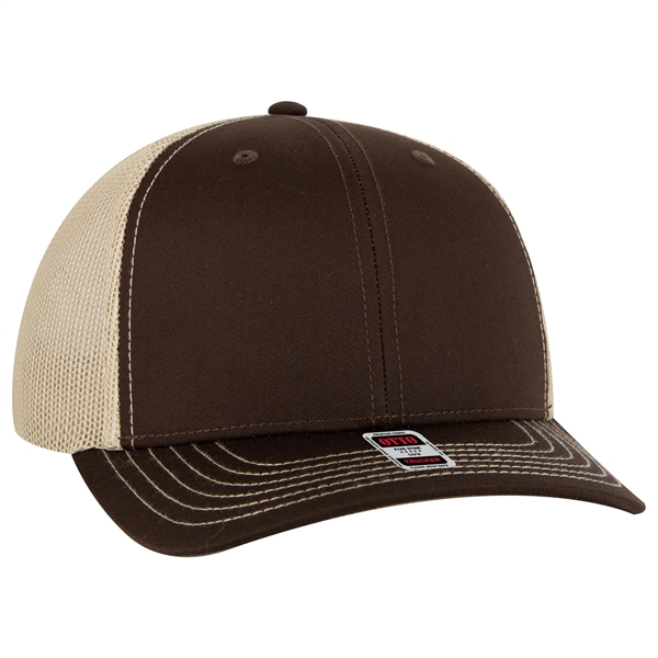 6 Panel Mid Profile Mesh Back Trucker Hat - 6 Panel Mid Profile Mesh Back Trucker Hat - Image 230 of 299