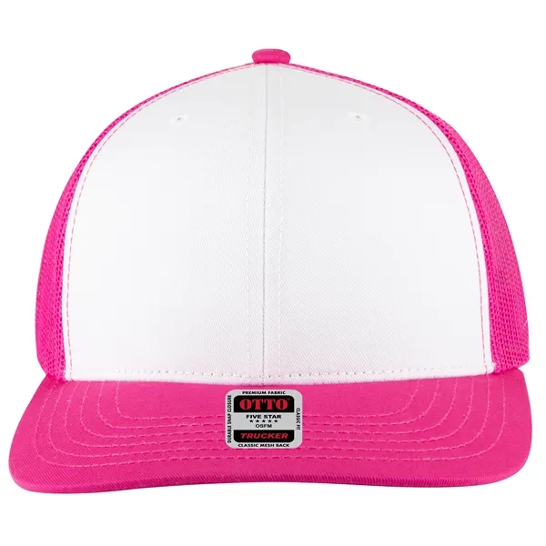 6 Panel Mid Profile Mesh Back Trucker Hat - 6 Panel Mid Profile Mesh Back Trucker Hat - Image 232 of 299