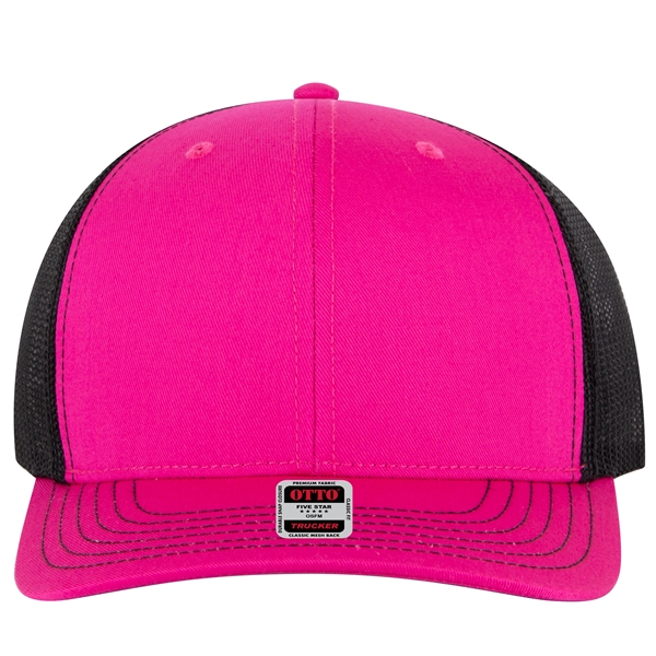 6 Panel Mid Profile Mesh Back Trucker Hat - 6 Panel Mid Profile Mesh Back Trucker Hat - Image 235 of 299