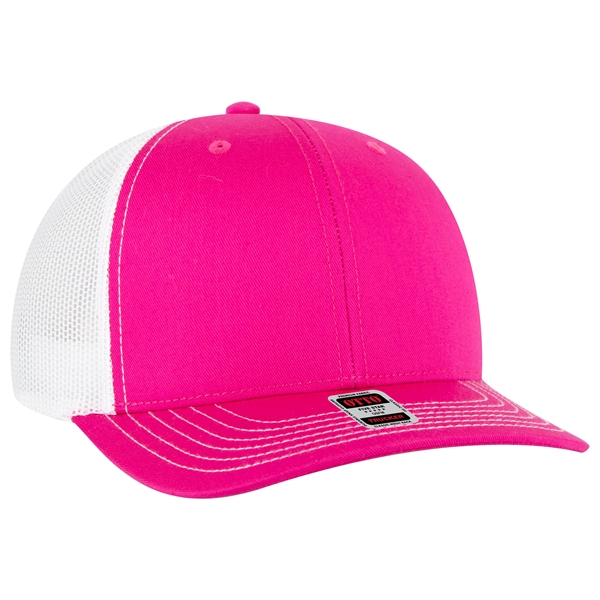 6 Panel Mid Profile Mesh Back Trucker Hat - 6 Panel Mid Profile Mesh Back Trucker Hat - Image 237 of 299