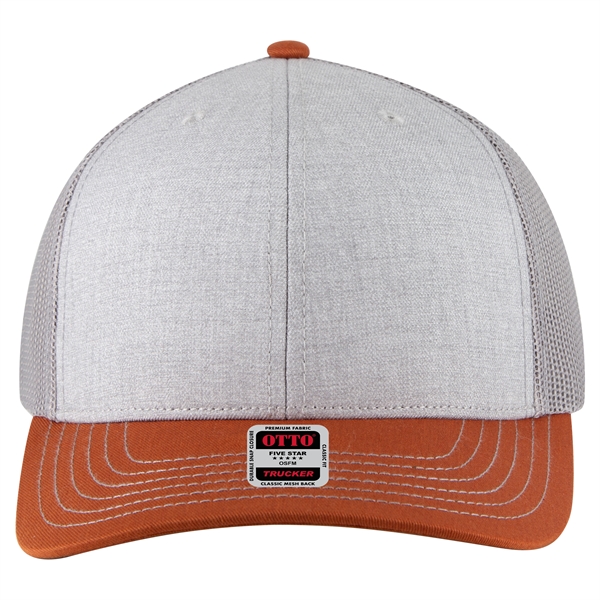 6 Panel Mid Profile Mesh Back Trucker Hat - 6 Panel Mid Profile Mesh Back Trucker Hat - Image 248 of 299