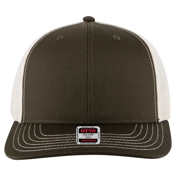 6 Panel Mid Profile Mesh Back Trucker Hat - 6 Panel Mid Profile Mesh Back Trucker Hat - Image 254 of 299