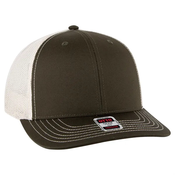 6 Panel Mid Profile Mesh Back Trucker Hat - 6 Panel Mid Profile Mesh Back Trucker Hat - Image 252 of 299