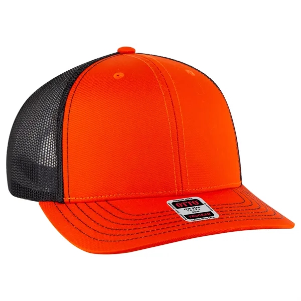 6 Panel Mid Profile Mesh Back Trucker Hat - 6 Panel Mid Profile Mesh Back Trucker Hat - Image 255 of 299