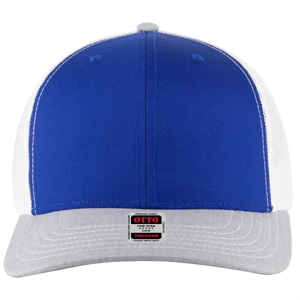 6 Panel Mid Profile Mesh Back Trucker Hat - 6 Panel Mid Profile Mesh Back Trucker Hat - Image 260 of 299