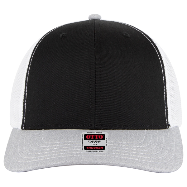 6 Panel Mid Profile Mesh Back Trucker Hat - 6 Panel Mid Profile Mesh Back Trucker Hat - Image 262 of 299