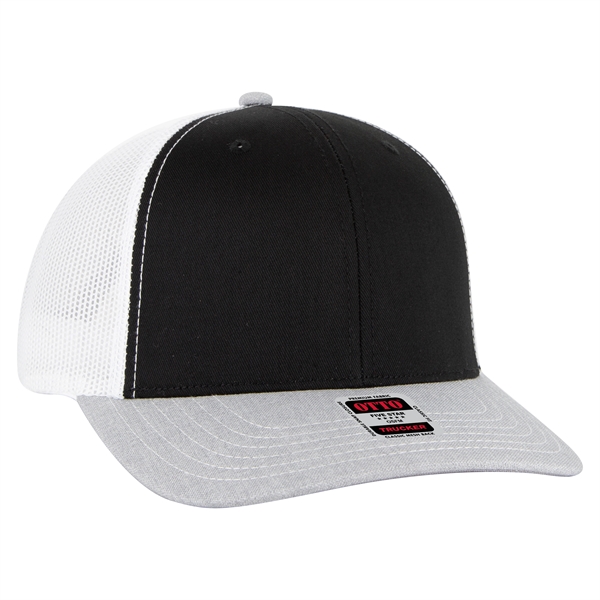 6 Panel Mid Profile Mesh Back Trucker Hat - 6 Panel Mid Profile Mesh Back Trucker Hat - Image 263 of 299