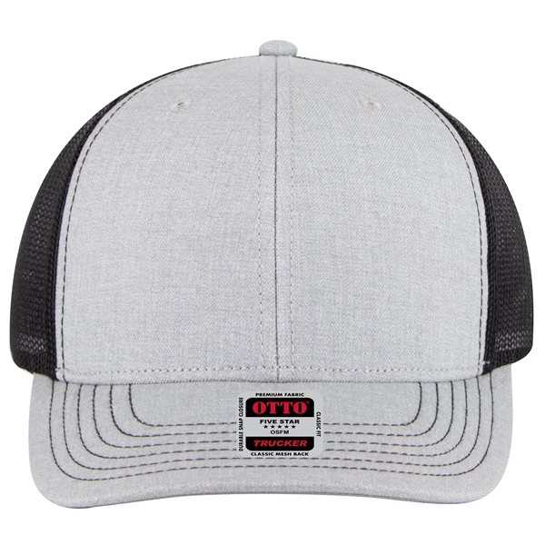 6 Panel Mid Profile Mesh Back Trucker Hat - 6 Panel Mid Profile Mesh Back Trucker Hat - Image 270 of 299