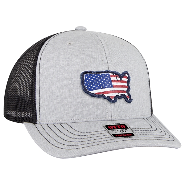 6 Panel Mid Profile Mesh Back Trucker Hat - 6 Panel Mid Profile Mesh Back Trucker Hat - Image 270 of 299