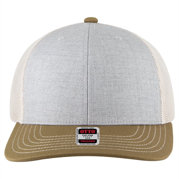 6 Panel Mid Profile Mesh Back Trucker Hat - 6 Panel Mid Profile Mesh Back Trucker Hat - Image 284 of 299