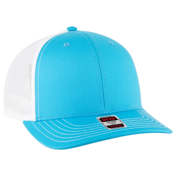 6 Panel Mid Profile Mesh Back Trucker Hat - 6 Panel Mid Profile Mesh Back Trucker Hat - Image 289 of 299