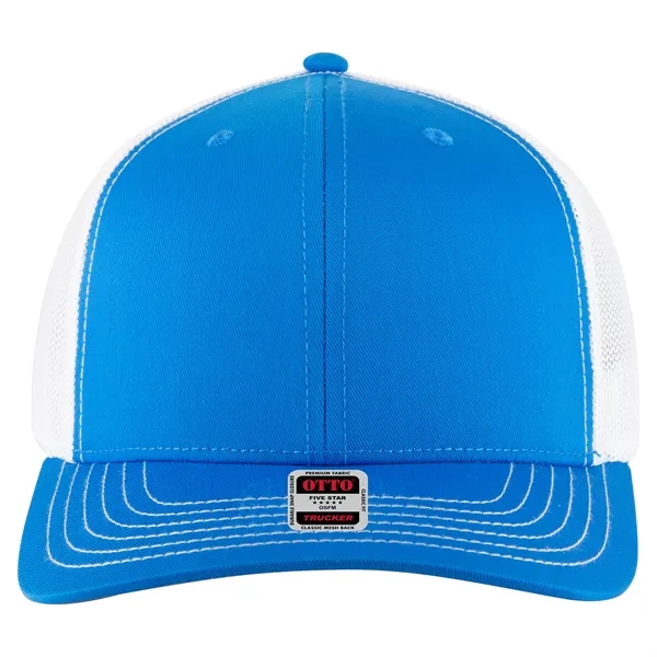 6 Panel Mid Profile Mesh Back Trucker Hat - 6 Panel Mid Profile Mesh Back Trucker Hat - Image 296 of 299