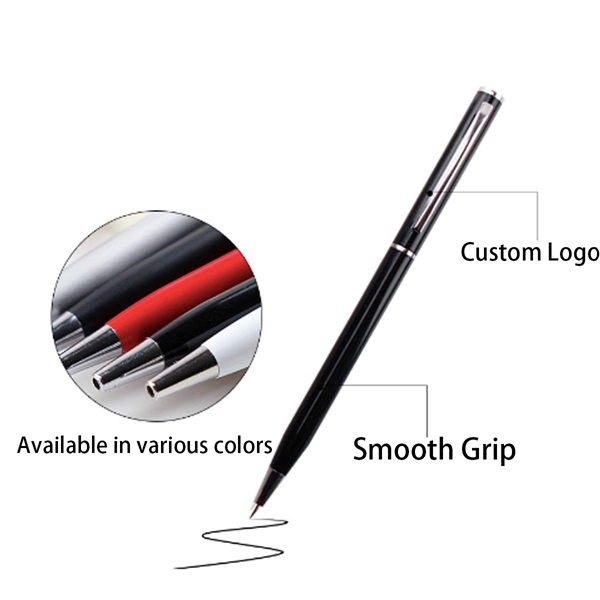 Custom Signature Smooth Touch Stainless Steel Roller Pen - Custom Signature Smooth Touch Stainless Steel Roller Pen - Image 1 of 2