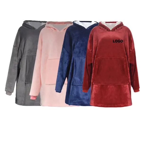 Oversized Blanket Hoodie - Oversized Blanket Hoodie - Image 0 of 2