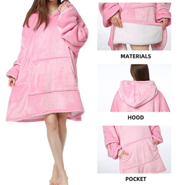 Oversized Blanket Hoodie - Oversized Blanket Hoodie - Image 1 of 2
