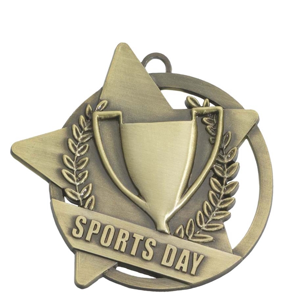 Zinc Alloy Made Plating Medal - Zinc Alloy Made Plating Medal - Image 1 of 2