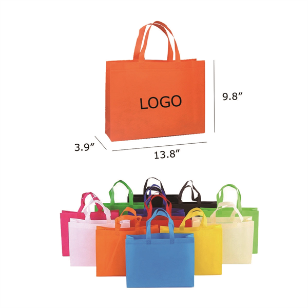 Small Recyclable Non-Woven Grocery Tote Bags - Small Recyclable Non-Woven Grocery Tote Bags - Image 0 of 13