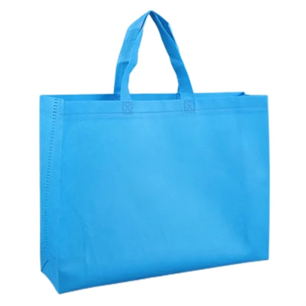 Medium Recyclable Non-Woven Grocery Tote Bags - Medium Recyclable Non-Woven Grocery Tote Bags - Image 2 of 13