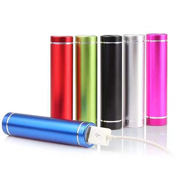 2000mAh Aluminum Compact Portable Charger Power Bank - 2000mAh Aluminum Compact Portable Charger Power Bank - Image 1 of 2